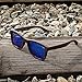 GEARONIC Polarized Wood Wooden Mens Womens Bamboo Vintage Sunglasses Eyewear with Bamboo box - Blue
