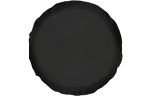 Moonet PVC Leather Spare Tire Wheel Cover for Car Truck SUV Camper Trailer Universal Fit RV JP FJ,Black (for Overall Wheel Diameter 24-25 inch)