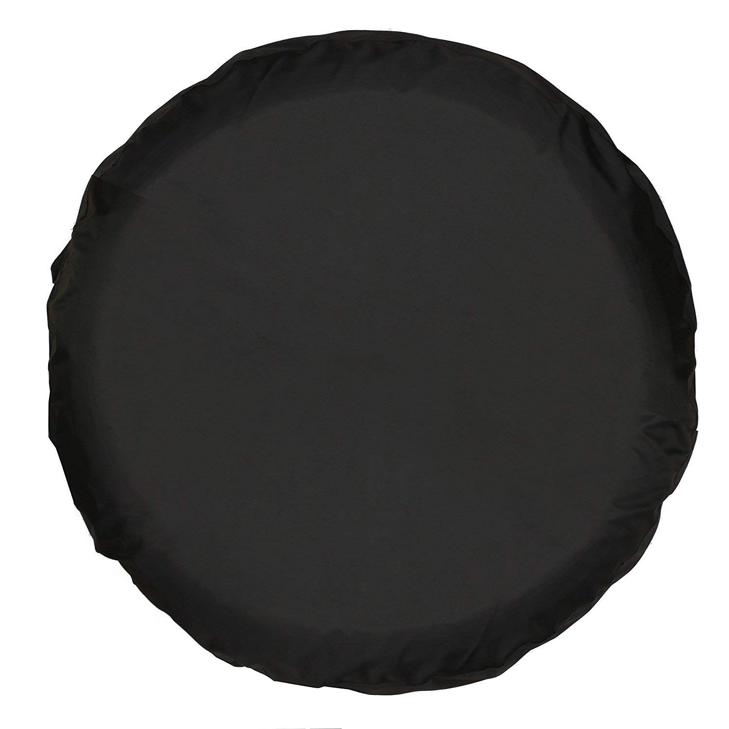 Photo 1 of Moonet PVC Leather Spare Tire Wheel Cover for Car Truck SUV Camper Trailer Universal Fit RV JP FJ,R13 Black (for Overall Wheel Diameter 24-25 inch)
