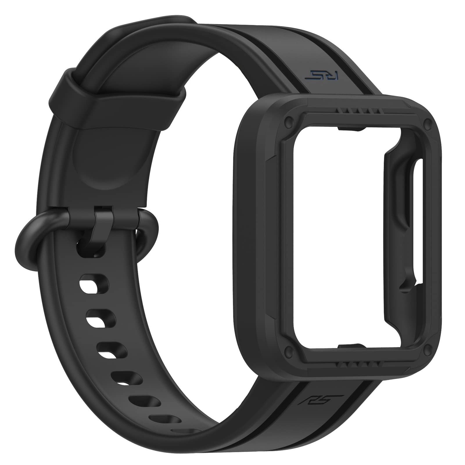 LOKEKE Compatible with Xiaomi Mi Watch Lite Replacement Band - Replacement TPU Wrist Watch Band Strap Compatible with Xiaomi Mi Watch Lite/Lite 2 / Redmi Watch 2(TPU Black)