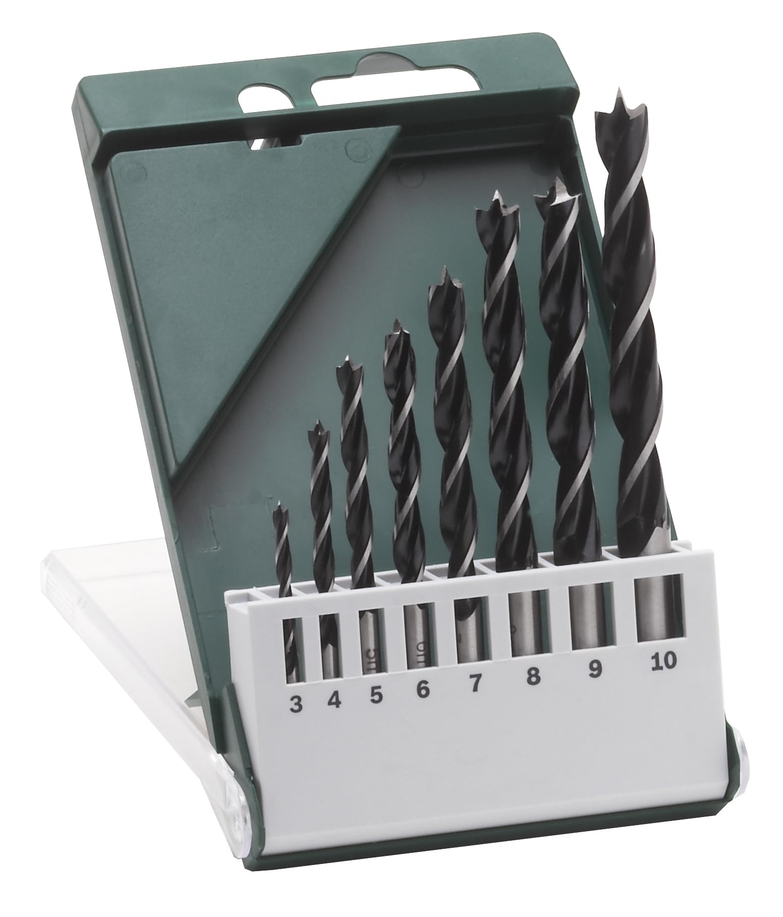 Bosch Accessories 2609255215 Brad Point Drill Bit Set (8 Pieces)