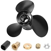 Qiclear 14 1/2 x 19 48-832830A45 Boat Propeller for Mercruiser Alpha One | Compatible for Mercruiser Alpha One &amp;Mercury 135-300 Hp 14.5 x 19p mercruiser 3.0 Hub Kit ,Included 15 Spline Tooth RH