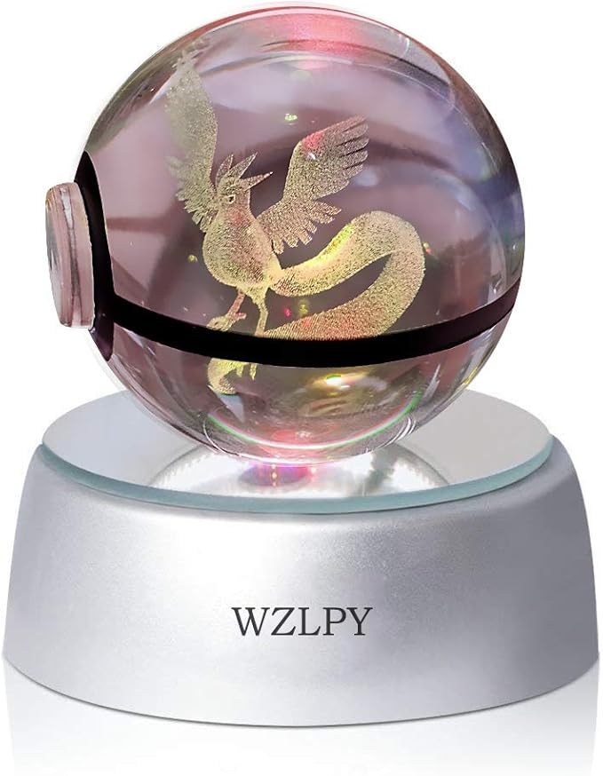 3D Crystal Ball LED Night Lights Children's Gift Lamp 50mm Ball