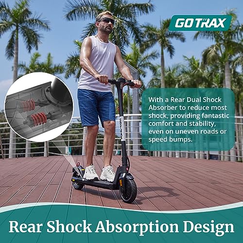 Gotrax APEX MAX Electric Scooter, 8.5" Pneumatic Tires, Max 17 Mile and