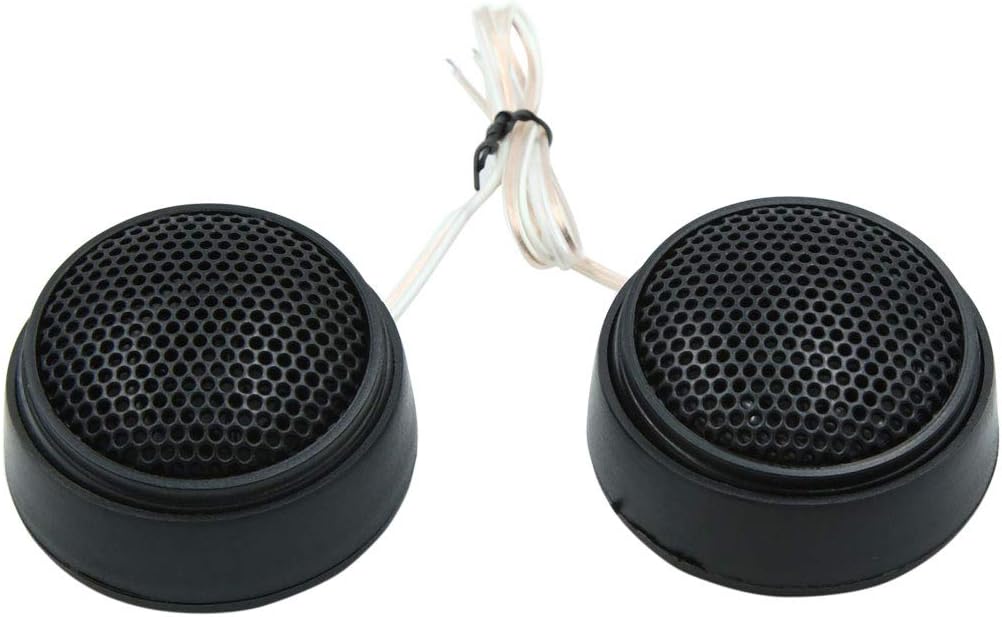 sourcing map DC 12V 100W 98dB Black Universal Car Audio Tweeter Loud Speaker, 19 x 14 x 4 cm - Image 3