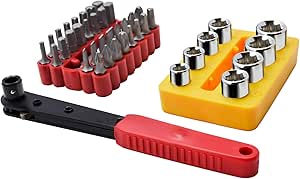 Knova Juego de dados y puntas de 1/4" con 42 piezas: Amazon.com.mx