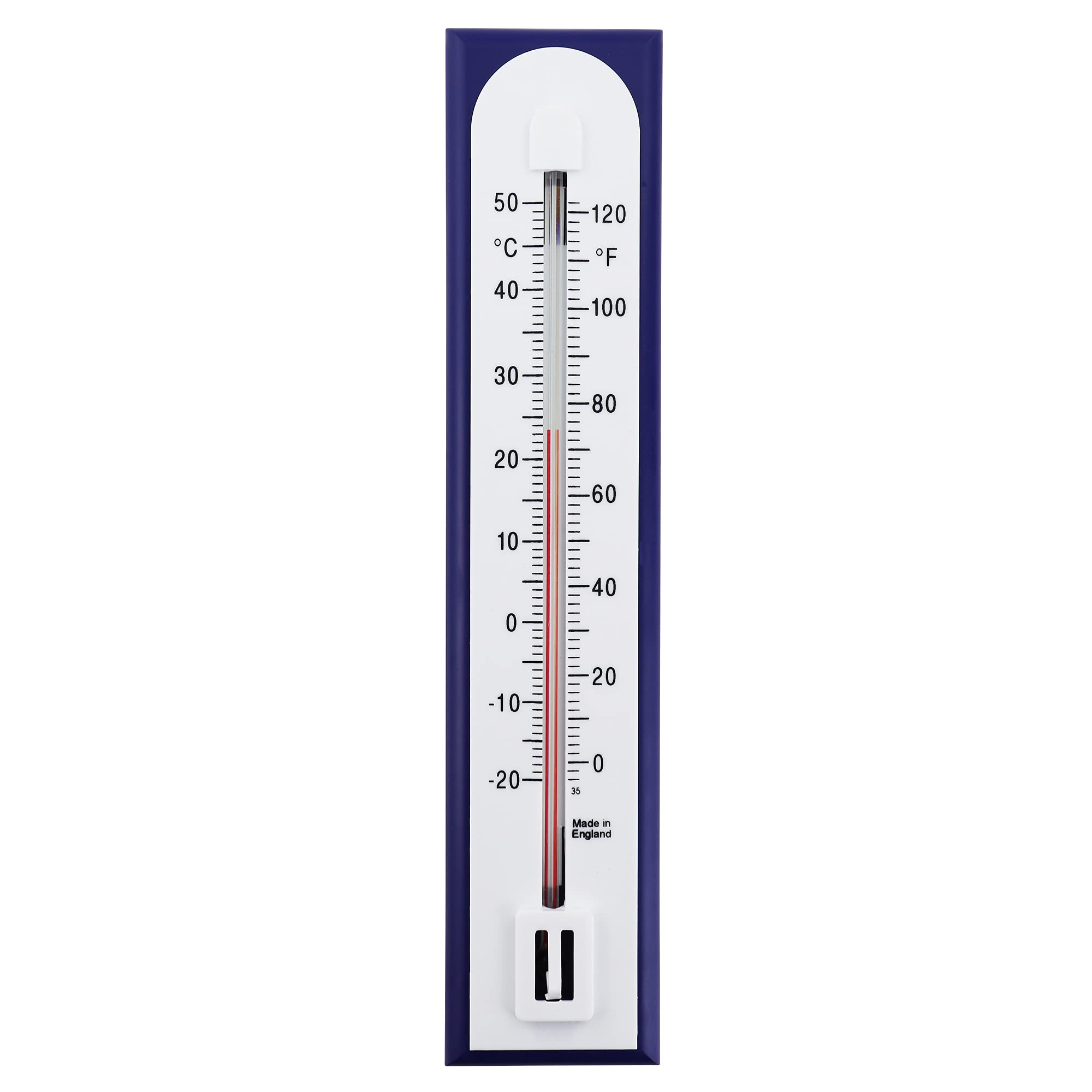 Accurate Room Thermometer for Use as Room Temperature Thermometer in The Home Office Garden or Greenhouse Easily Wall Mounted (Dark Blue)