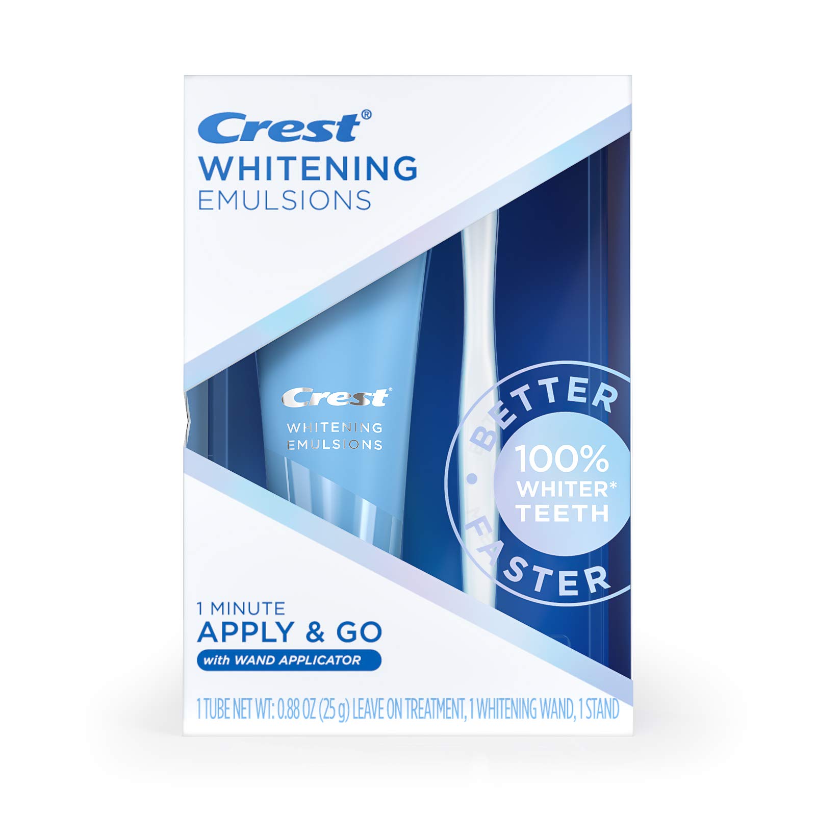 Crest Whitening Emulsions Leave on Teeth Whitening Kit With Whitening  | amzdealz
