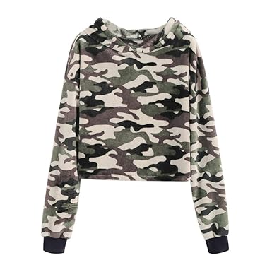 sudadera camuflaje mujer