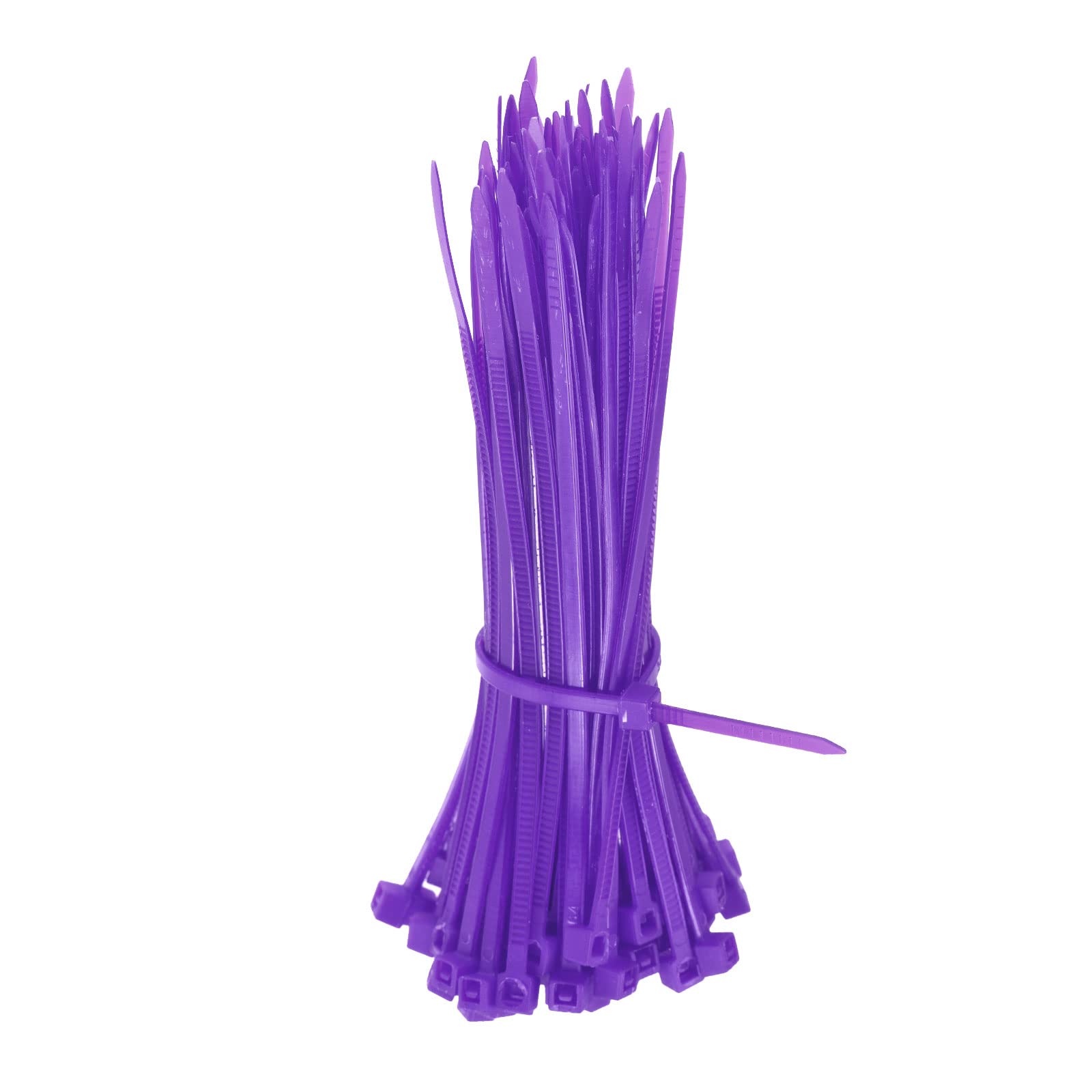 DTGN 3.94"x0.1"(LxW) Tie Wraps - 100Pack - Good for Furniture Electronic Equipment - Self-Locking Cable Zip Ties - Purple