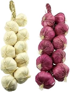 Gresorth 2pcs Artificial Onion String Fake Vegetable Home Party Christmas Harvest Decoration