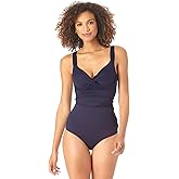Anne Cole Twist Front Underwire Tankini Swim Top