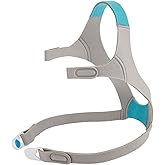N20 Replacement CPAP Headgear Compatible with ResMed AirFit N20 / AirTouch N20 Nasal Mask -Adjustable Headgear C Pap Accessories Headstrap Part for Airfit N20 - Large (2 Magnetic Clips)