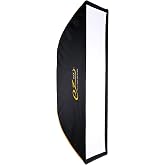 Glow EZ Lock Quick Rectangle Softbox with Bowens Mount, 12 x 56 Inch, Photography Lighting Diffuser for Studio and Portrait Photography