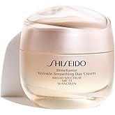 Shiseido Benefiance Wrinkle Smoothing Day Cream - 50 mL - Broad-Spectrum SPF 23 Anti-Aging Moisturizer - Visibly Corrects Wrinkles & Intensely Hydrates - Non-Comedogenic