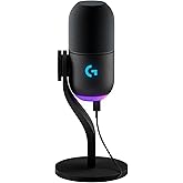 Logitech G Yeti GX Dynamic RGB Gaming Microphone, Podcast with LIGHTSYNC, Blue VO!CE, G HUB Control, Supercardioid, USB Plug 