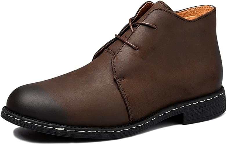 Amazon Wewin ブーツ メンズ 本革 ビジネスシューズ エンジニア マーティンブーツ ハイカット 革靴 ファッション 防水 通気性 ブラック ブラウン ブーツ