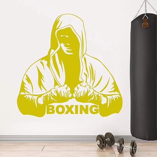 jiuyaomai Pegatina de Pared de Vinilo de Boxeo Personalizado de ...