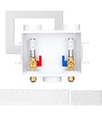EFIELD Washing Machine Outlet Box With Center Drain 1/2-inch Crimp Pex...