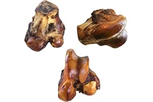 K9 Connoisseur Single Ingredient Dog Bones Made in USA for Large Breed Aggressive Chewers All Natural Long Lasting Meaty Mammoth Marrow Filled Knuckle Bone 3 Pack