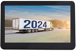 JOGANVE 9-inch Car GPS Navigation GPS Navigation for Truck & RV & Car, Driver Alerts, Turn-by-Turn Directions, 2023 Map and F