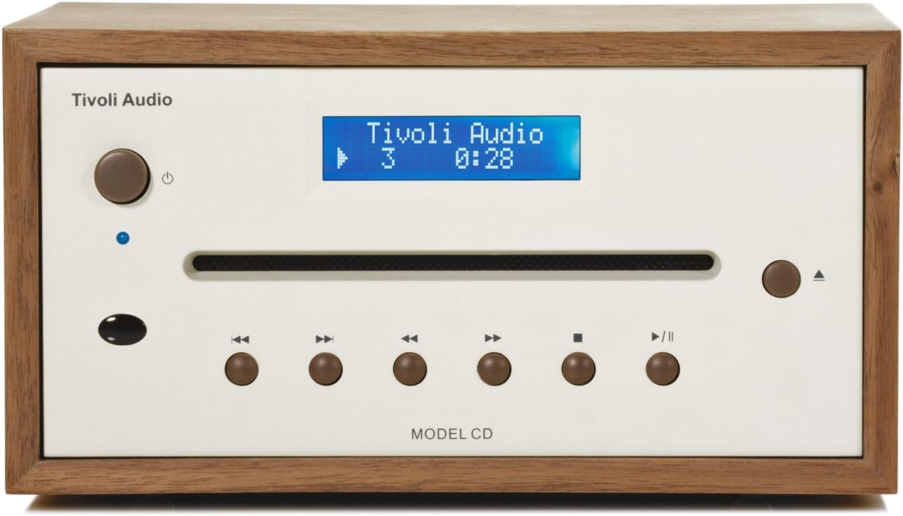 Tivoli Audio Model CD Player Walnut/Beige Amazon.co.uk Audio & HiFi