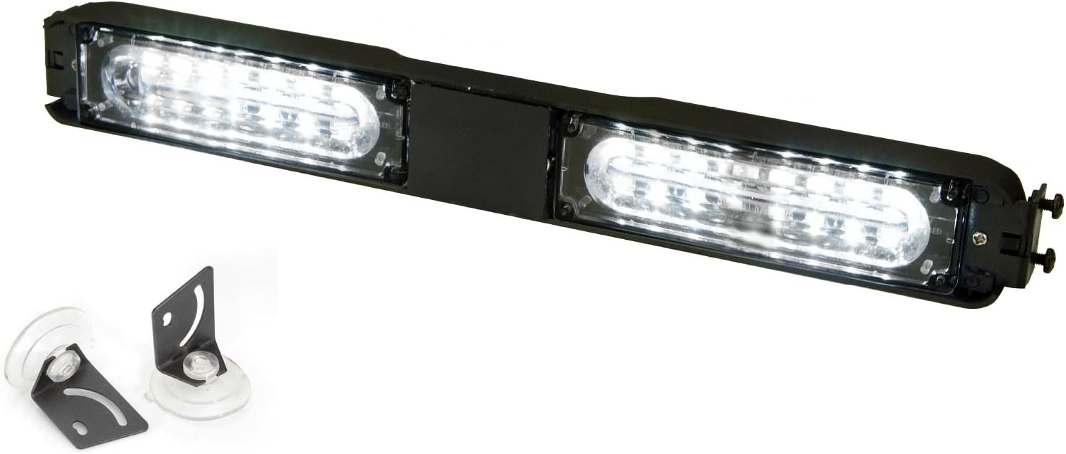 Lumax Slim Alert Vehicle Emergency LED Light Clear/Clear