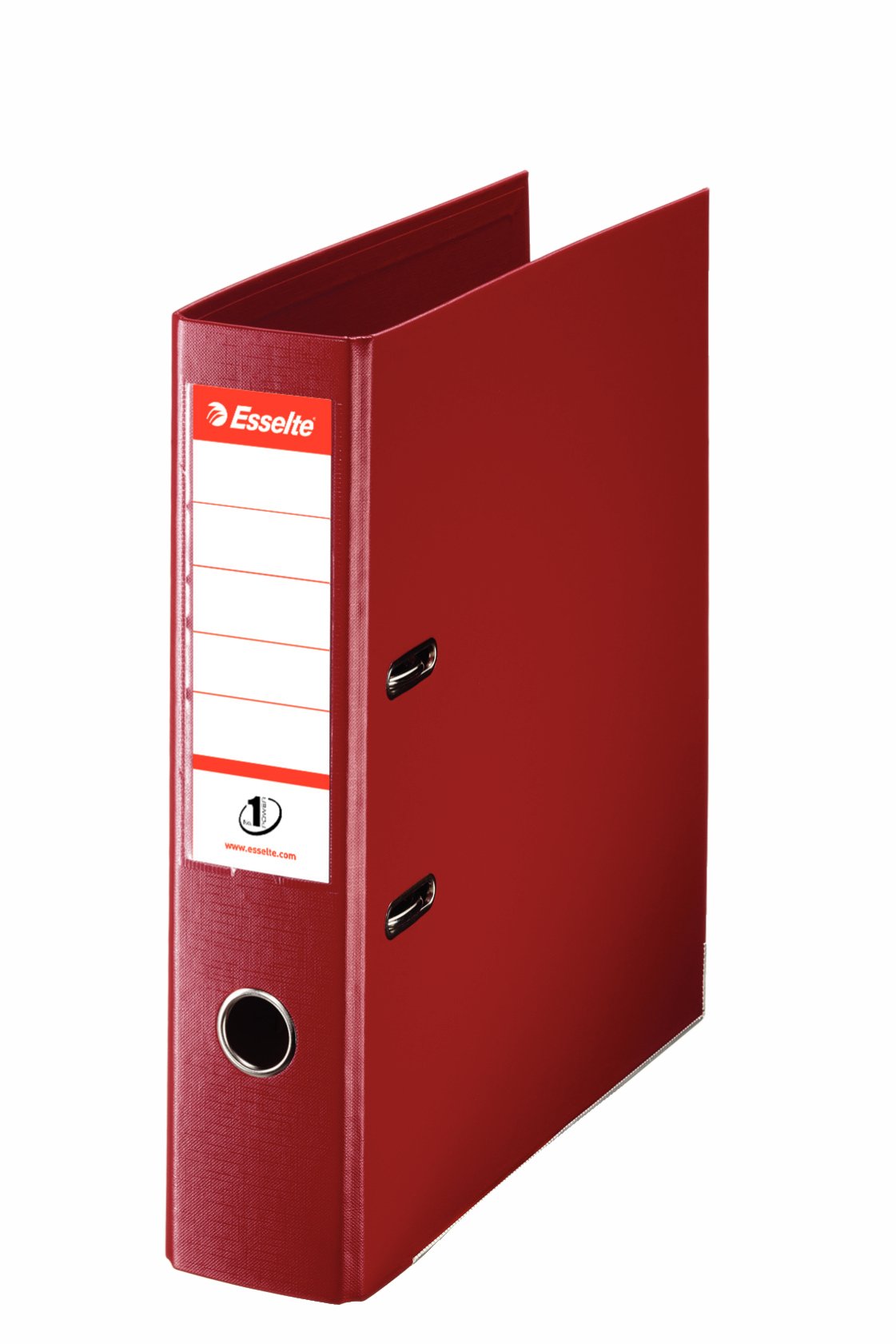 Esselte A4 Lever Arch File, Burgundy, 72mm Spine, Plastic, 811510 (Pack of 1) — image 1