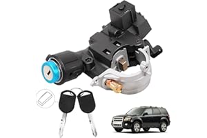 RAMATA 989-019 9L8Z3511A Ignition Switch Lock Cylinder with Key (chip: 46) Shear Bolt Compatible with 2008 2009 2010 2011 2012 Ford Escape, Mazda Tribute Mercury Mariner Ford Focus, Replace ZZDB66160