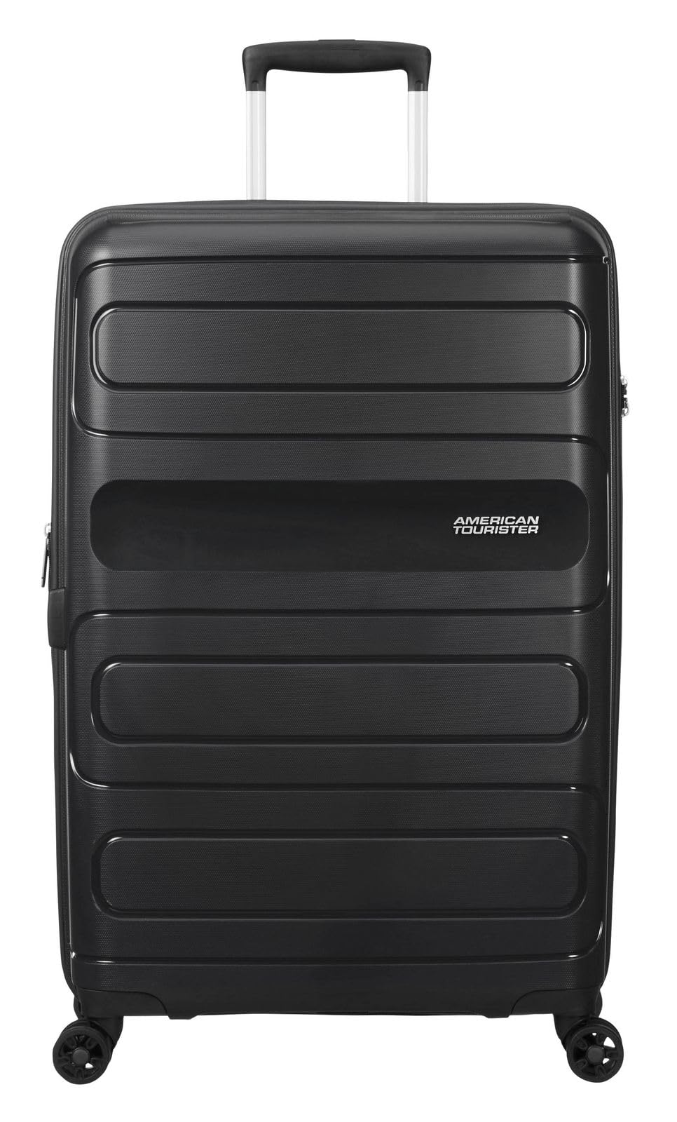 American Tourister Sunside - Spinner L, Expandable Case, 77 cm, 106/118 L, Black