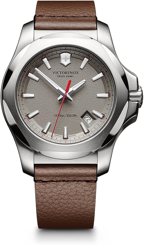 Victorinox Swiss Army Men's 'I.N.O.X.' Swiss Quartz Stainless Steel and