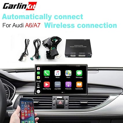 Carlinkit Wireless Connection Carplay For Audi A6a7 2012 2018 Stereo System Upgradegoogle And Waze Mapsmirroring Carlinkit Wireless Connection Carplay For Audi A6a7 2012 2018 Stereo System Upgradegoogle And Waze Mapsmirroring