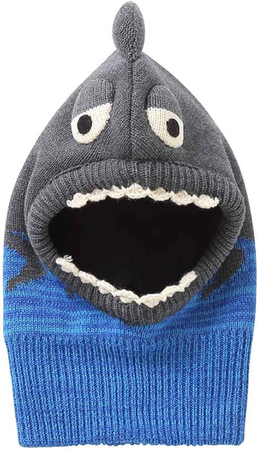 children's hat and scarf in one