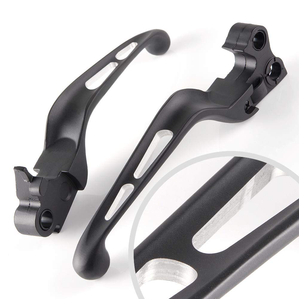 KiWAV Slotted 10201 2color hand control lever black compatible for