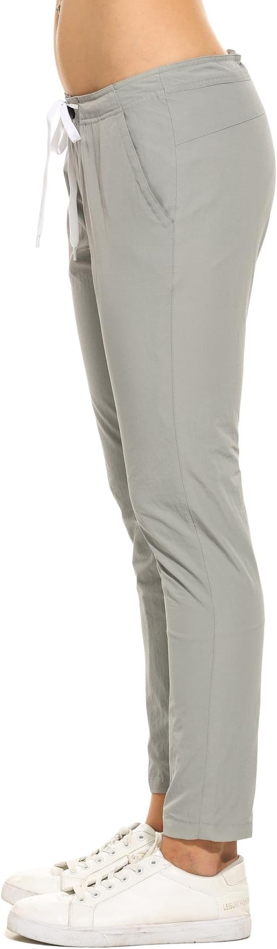 Goodfans Womens Lightweight Waterproof Casual Sports Hiking Pants S-XL