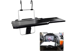 CPROSP Car Steering Wheel Seat Tray Desk Foldable Portable with Mouse Drawer for Eating Writing Working in Car, with Notebook Groove/Drink Cup Groove