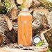 Healthy Human Stainless Steel Water Bottle | Double Walled Vacuum Insulated Water Thermos for Adults | Eco-Friendly Travel Bottles with Leak Proof Lid (Natural Wood, 40 oz / 1183 ML)