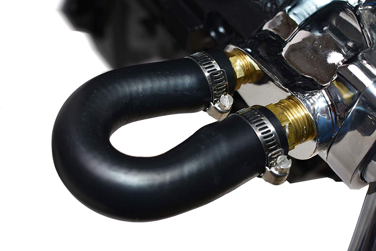 Chevy GM Pontiac LS Heater Core Bypass Delete Hose w/ Clamps Coolant