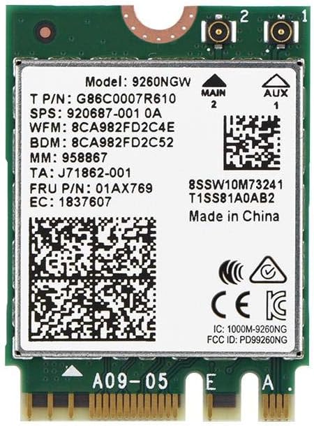 WIFI Card, 2.4G/5G Dual-Band Wireless Bluetooth 2-in-1 WiFi Card