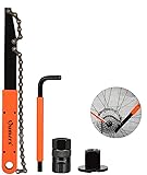Oumers Bike Cassette Removal Tool with Chain Whip