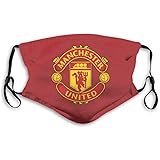 Amazon Com Manchester United Mask Facial Decoration With 2 Filter Clothing