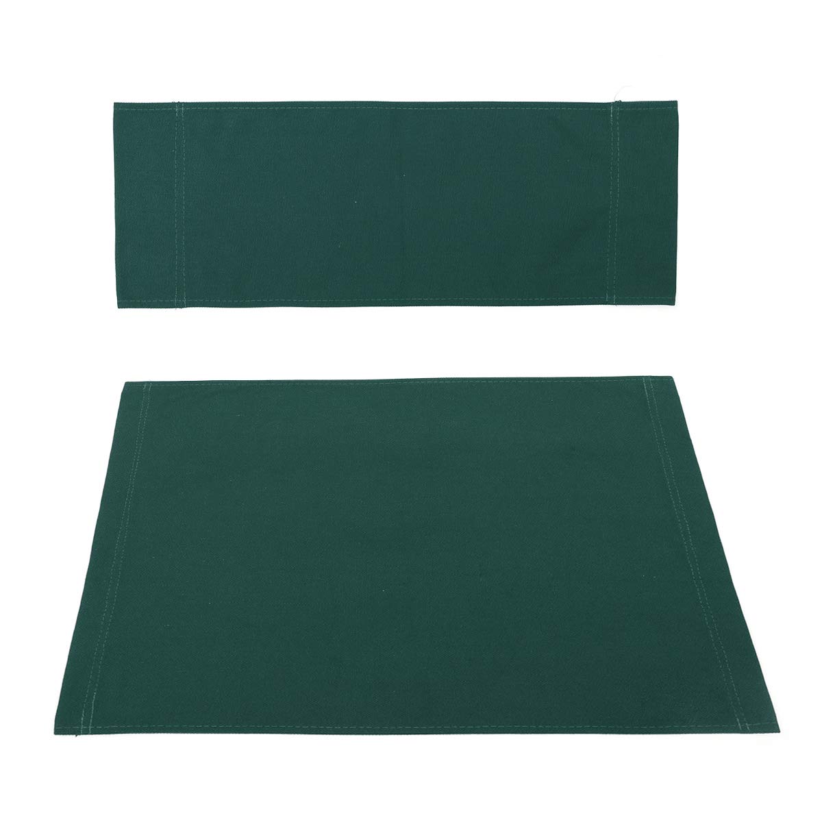Tutoy 4 Colors Casual Directors Chair Canvas Seat Back Cover Replacement Kit - Green