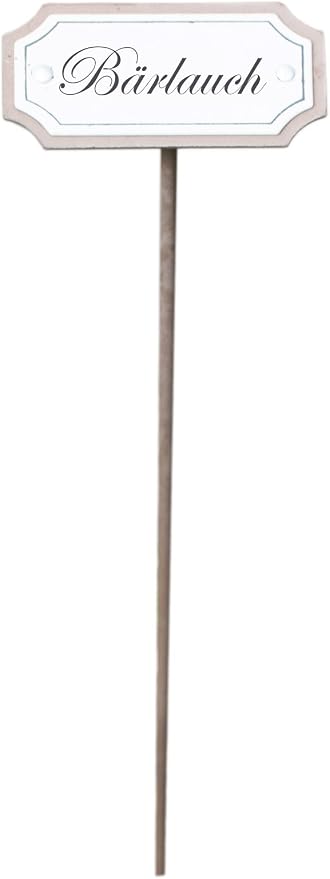 10 letreros de metal para las hierbas aromáticas / el jardín ...