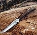 Pocket Folding Tanto Knife - 440C Mirror Polished Stainless Steel Blade - Wood Handle - Good for Camping and Rescue, Hunting and Fishing - Traditional Classic Fold Tactical Knife - Grand Way S 112