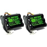 XML Battery (2 Pack XV-11 Neato XV11 XV-12 XV12 XV-13 XV13 XV-14 XV14 XV-15 XV15 7.2v 4000mAh Ni-MH Battery Vacuum Robot