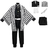 Yakisle Iguro Cosplay Costume Iguro Outfit Cosplay Kimono Outfit Uniform Costume Full Set with