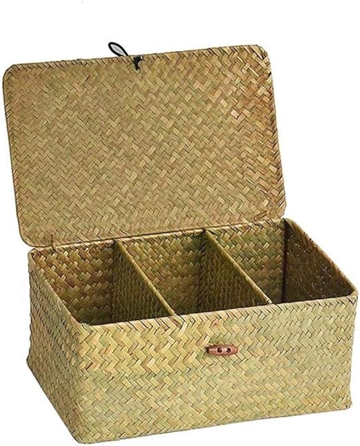 Caja mimbre con tapa | Los mejores ejemplares de cajas.