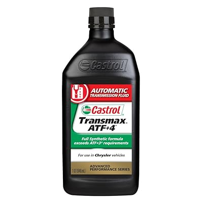 Castrol 6810 Transmax ATF +4, 1 Quart, Pack of 6