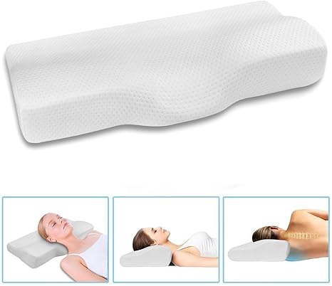 Amazon Com Dream Memory Foam Cervical Contour Pillow Ergonomic