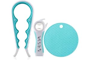 GZLT Jar Opener for Weak Hands,Jar Opener for Seniors with Arthritis, Jar Opener Gripper Pad (White)